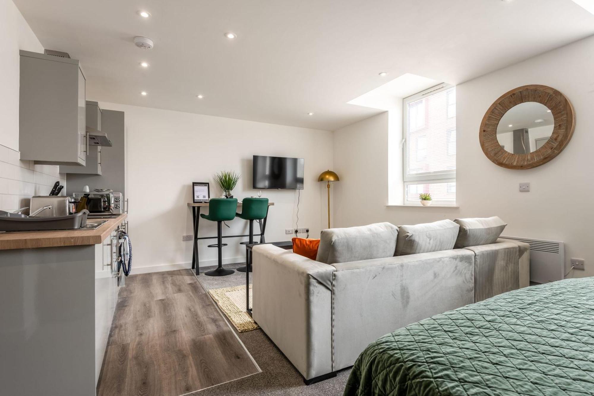 Contemporary 1 Bed Central Rotherham Studio Екстериор снимка